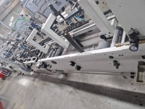 Folding-gluing machine